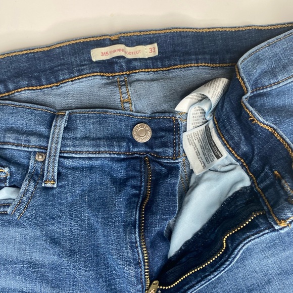 Levi’s  315 SHAPING BOOTCUT Stretch Jeans Size 33 - Picture 12 of 14